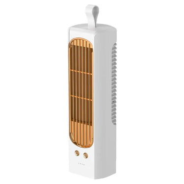 USB Rechargeable Bladeless Tower Fan – Slim & Silent - InspiredGrabs.com